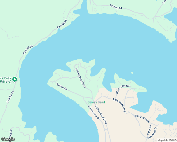 map of restaurants, bars, coffee shops, grocery stores, and more near 1006 Redbud Circle in Graford