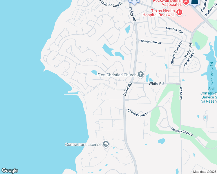 map of restaurants, bars, coffee shops, grocery stores, and more near 303 Henry M Chandler Drive in Rockwall