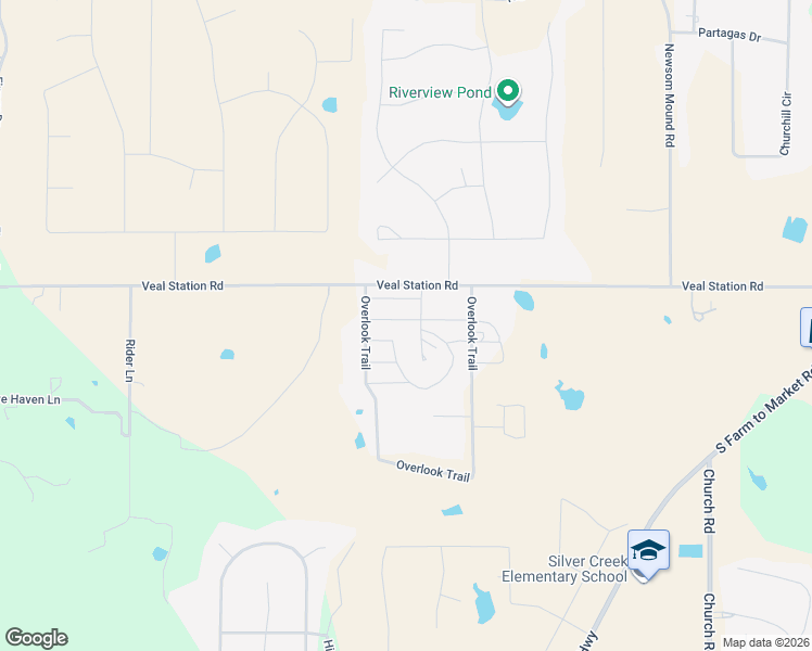 map of restaurants, bars, coffee shops, grocery stores, and more near 206 Enchanted Lakes Circle in Azle
