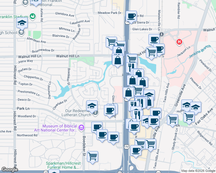 Walk Score Detail Map