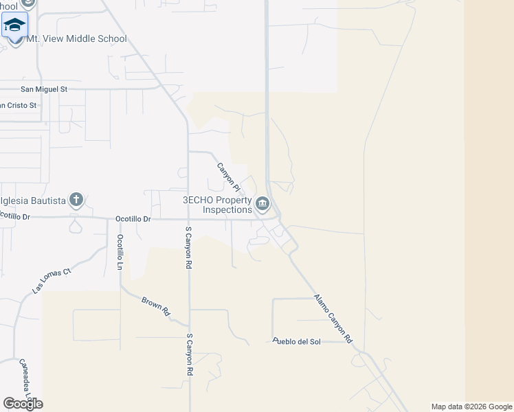 map of restaurants, bars, coffee shops, grocery stores, and more near 2501 Ocotillo Drive in Alamogordo