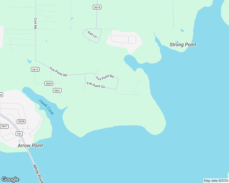 map of restaurants, bars, coffee shops, grocery stores, and more near 2629 Fox Point Road in Quinlan