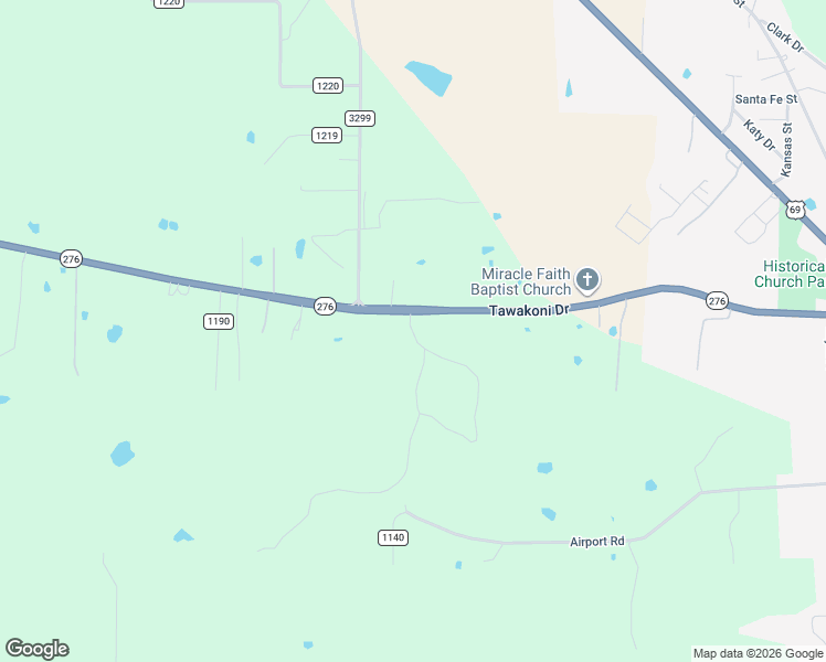 map of restaurants, bars, coffee shops, grocery stores, and more near 1240 Tawakoni Drive in Emory