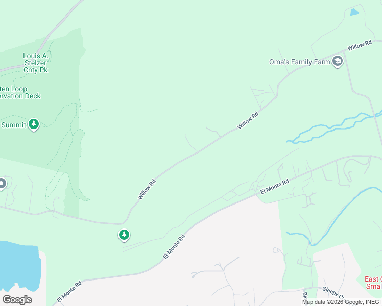 map of restaurants, bars, coffee shops, grocery stores, and more near 14402 Willow Road in Lakeside