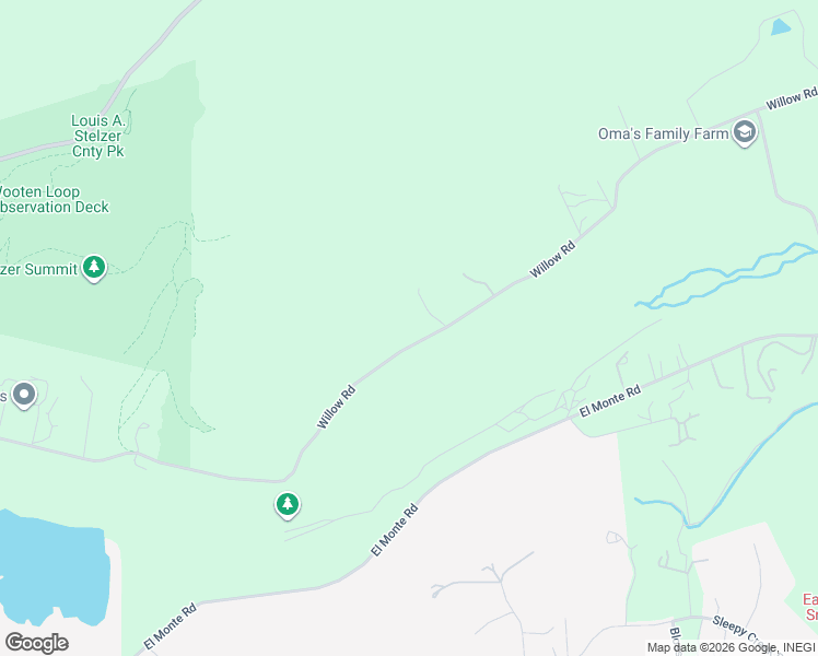 map of restaurants, bars, coffee shops, grocery stores, and more near 14402 Willow Road in Lakeside