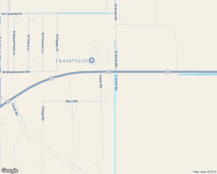 map of restaurants, bars, coffee shops, grocery stores, and more near 333 West La Paz Street in Maricopa