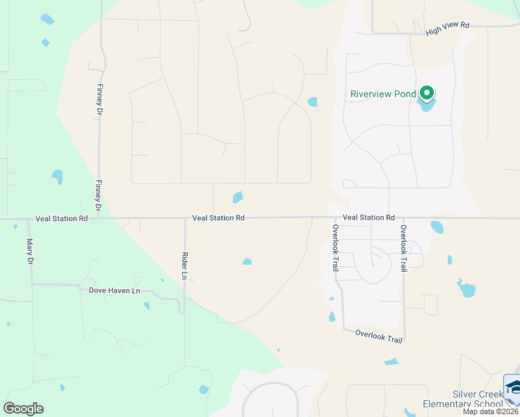 map of restaurants, bars, coffee shops, grocery stores, and more near Veal Station Road in Weatherford