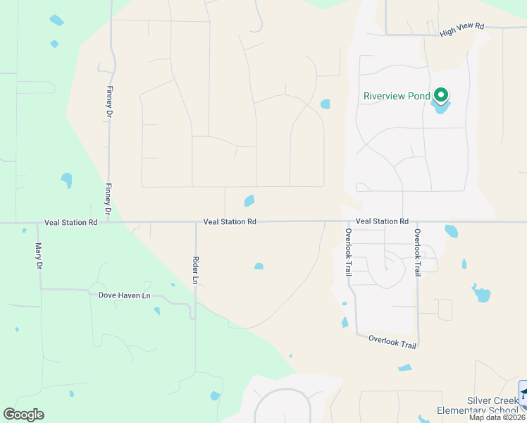 map of restaurants, bars, coffee shops, grocery stores, and more near Veal Station Road in Weatherford