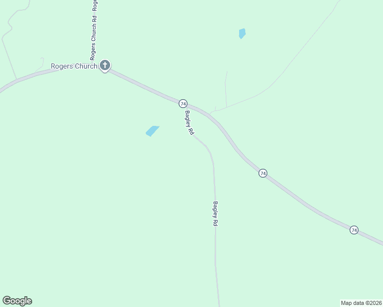 map of restaurants, bars, coffee shops, grocery stores, and more near 1220-1230 Bagley Road in Forsyth