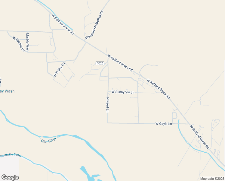 map of restaurants, bars, coffee shops, grocery stores, and more near 2946 West Sunnyview Lane in Safford