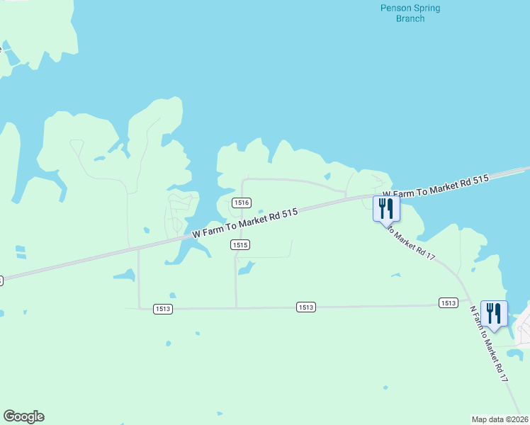 map of restaurants, bars, coffee shops, grocery stores, and more near 9530 Farm to Market 515 in Alba
