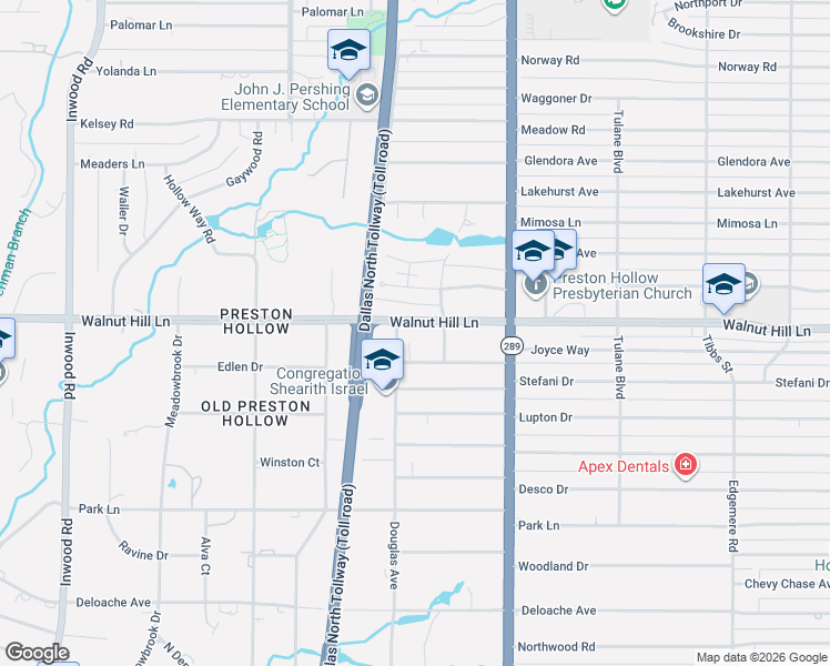 map of restaurants, bars, coffee shops, grocery stores, and more near 9669 Jourdan Way in Dallas
