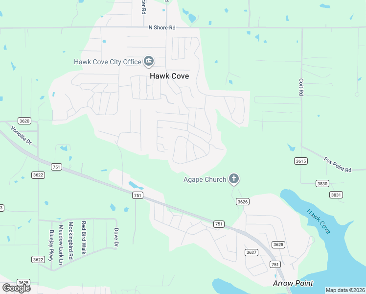 map of restaurants, bars, coffee shops, grocery stores, and more near 9502 Janet Street in Quinlan