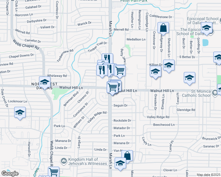 Marsh Ln & Walnut Hill Ln, Dallas TX Walk Score