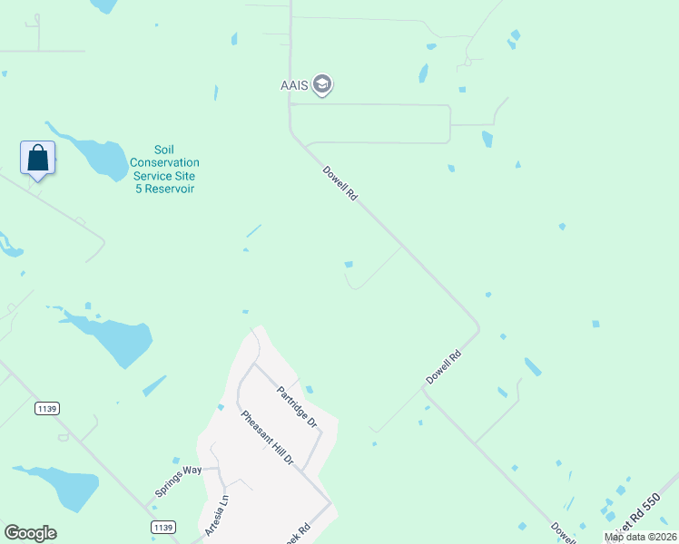 map of restaurants, bars, coffee shops, grocery stores, and more near 1610 Dowell Road in Rockwall