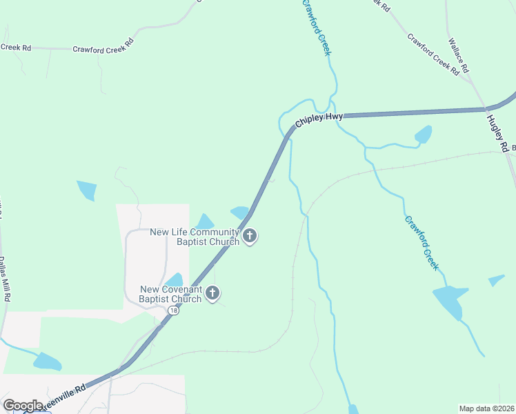 map of restaurants, bars, coffee shops, grocery stores, and more near 10795 Chipley Highway in Pine Mountain