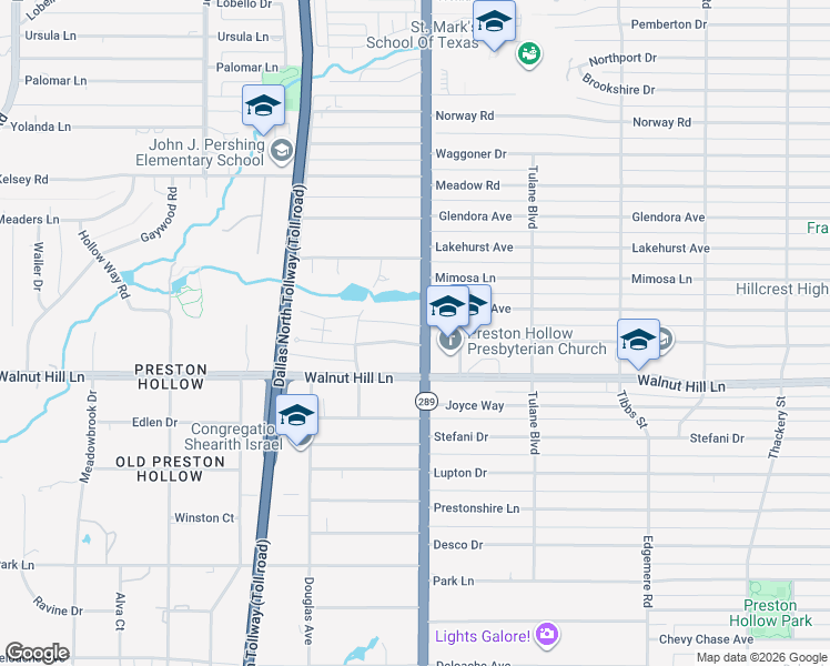 map of restaurants, bars, coffee shops, grocery stores, and more near 5959 Colhurst Street in Dallas