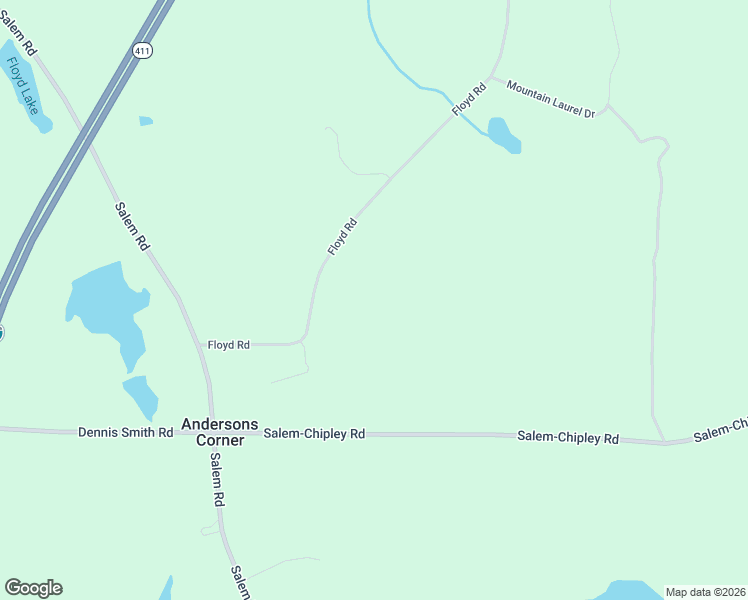 map of restaurants, bars, coffee shops, grocery stores, and more near 214 Floyd Road in Pine Mountain