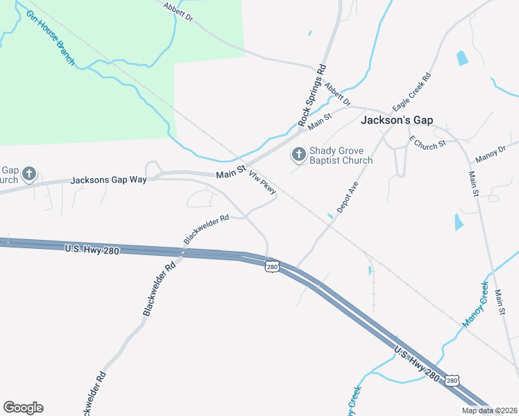map of restaurants, bars, coffee shops, grocery stores, and more near 101-299 Vfw Parkway in Jacksons' Gap