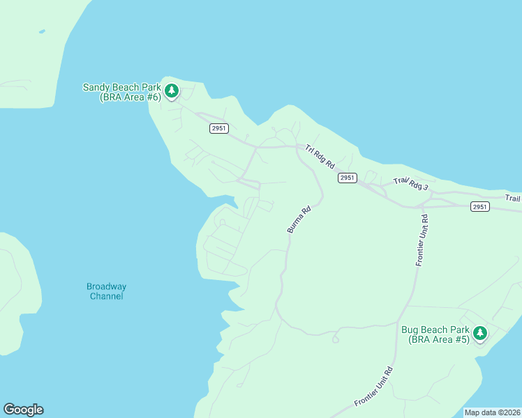 map of restaurants, bars, coffee shops, grocery stores, and more near San Bar Road in Graford