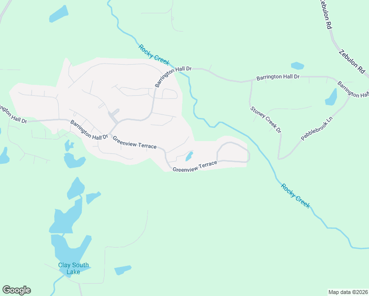 map of restaurants, bars, coffee shops, grocery stores, and more near 411 Barrington Point in Macon