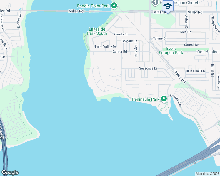map of restaurants, bars, coffee shops, grocery stores, and more near 6718 La Costa Drive in Rowlett