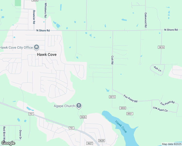 map of restaurants, bars, coffee shops, grocery stores, and more near 2185 Wright Way Circle in Quinlan