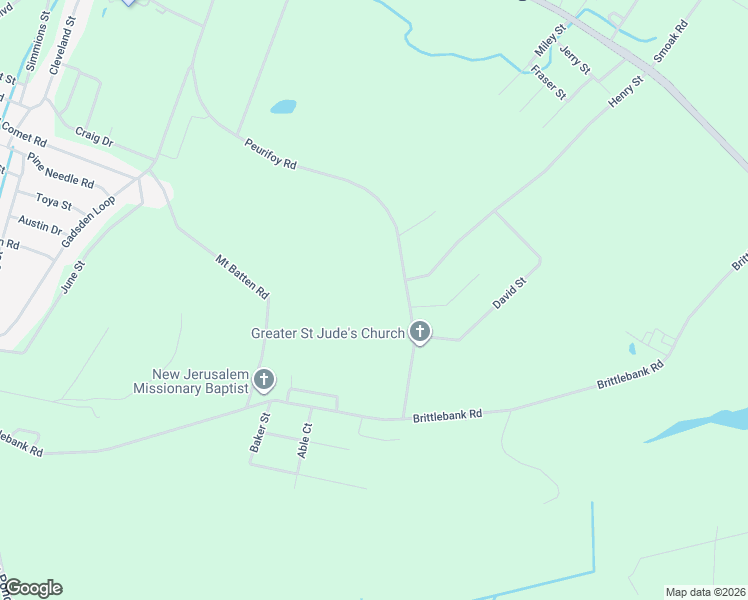 map of restaurants, bars, coffee shops, grocery stores, and more near in Walterboro