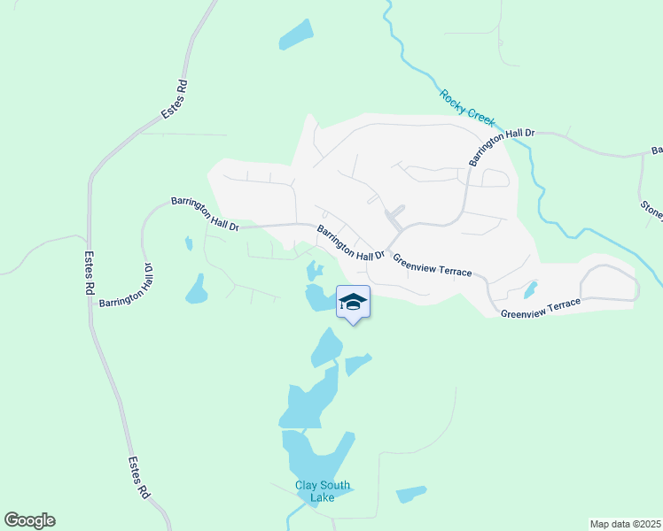 map of restaurants, bars, coffee shops, grocery stores, and more near 204 Trellis Walk in Macon