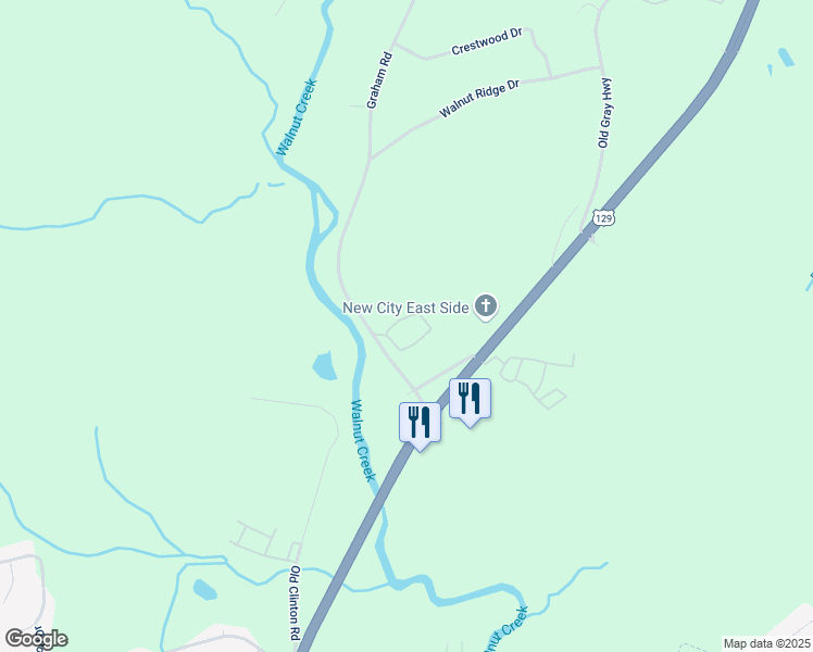 map of restaurants, bars, coffee shops, grocery stores, and more near 1737 Graham Road in Macon