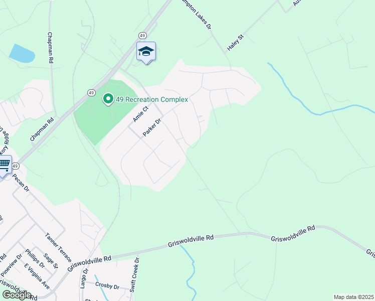 map of restaurants, bars, coffee shops, grocery stores, and more near 336 Lindsey Lane in Macon