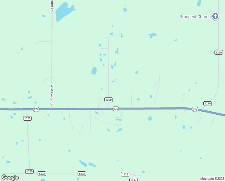 map of restaurants, bars, coffee shops, grocery stores, and more near 230 County Road 1250 in Emory