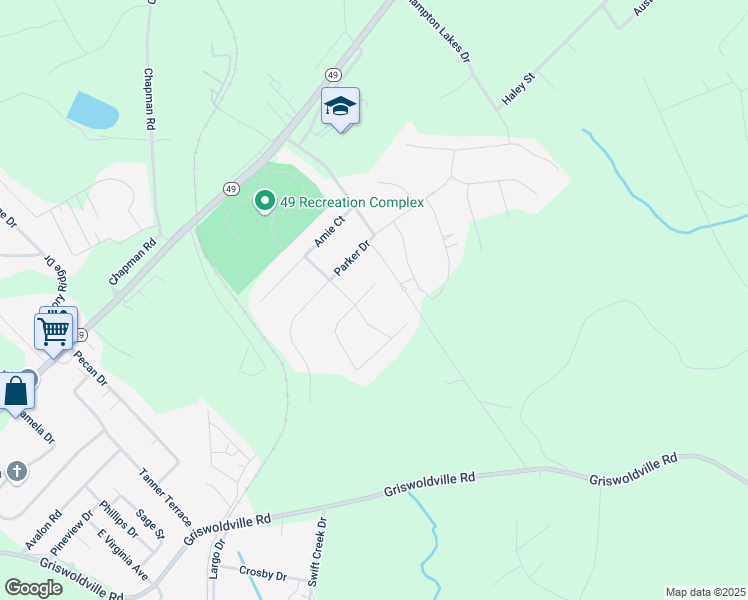map of restaurants, bars, coffee shops, grocery stores, and more near 330 Lindsey Lane in Macon