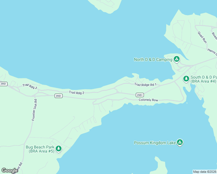 map of restaurants, bars, coffee shops, grocery stores, and more near 2911 Colonels Row in Graford