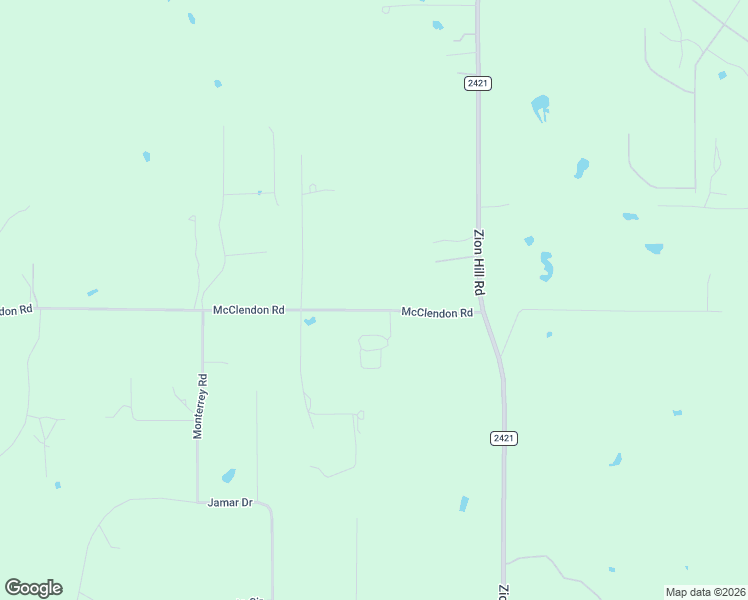 map of restaurants, bars, coffee shops, grocery stores, and more near 2683 McClendon Road in Weatherford