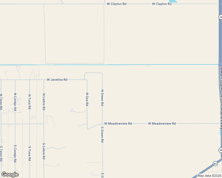 map of restaurants, bars, coffee shops, grocery stores, and more near 318 North Green Road in Maricopa