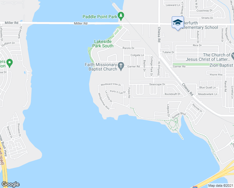 map of restaurants, bars, coffee shops, grocery stores, and more near 6714 Ports O Call Drive in Rowlett