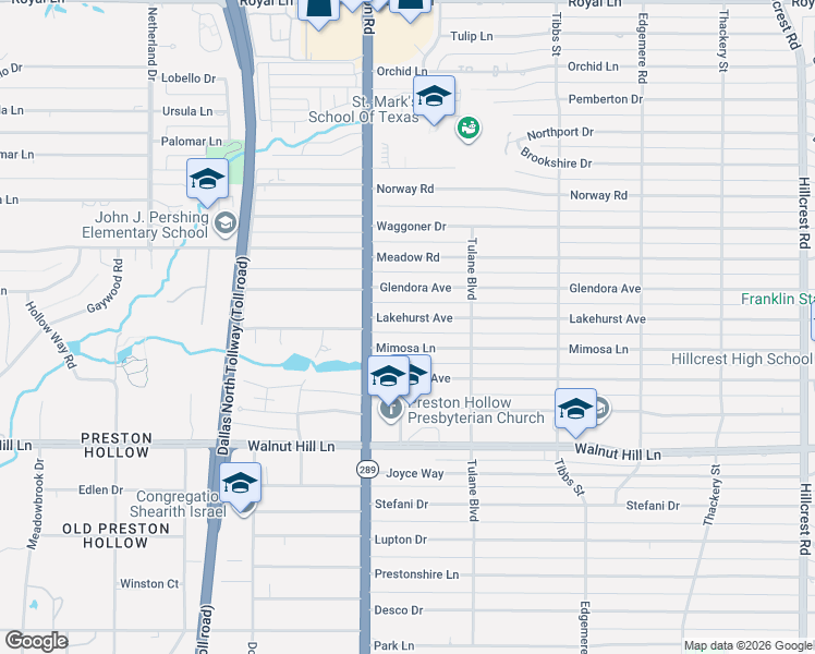 map of restaurants, bars, coffee shops, grocery stores, and more near 6037 Lakehurst Avenue in Dallas