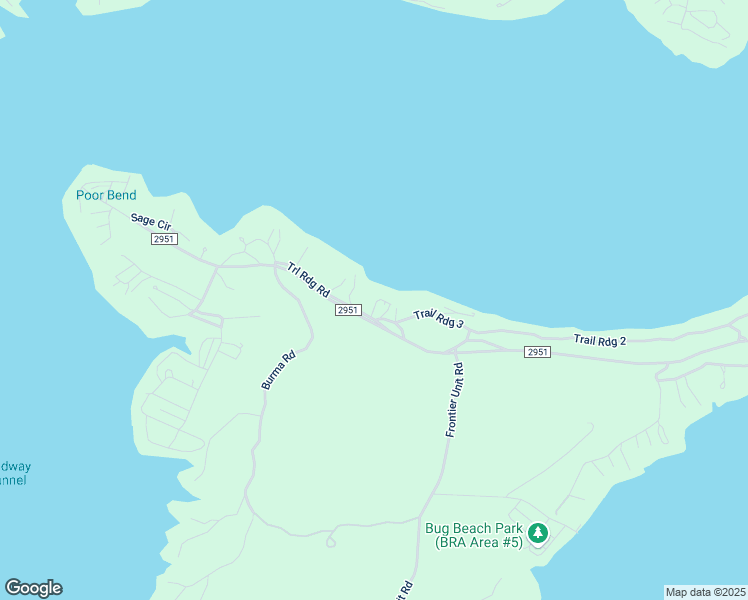 map of restaurants, bars, coffee shops, grocery stores, and more near 2229 Farm to Market Road 2951 in Graford