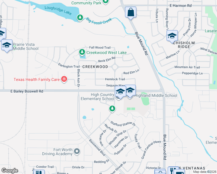 map of restaurants, bars, coffee shops, grocery stores, and more near 844 Sequoia Way in Saginaw