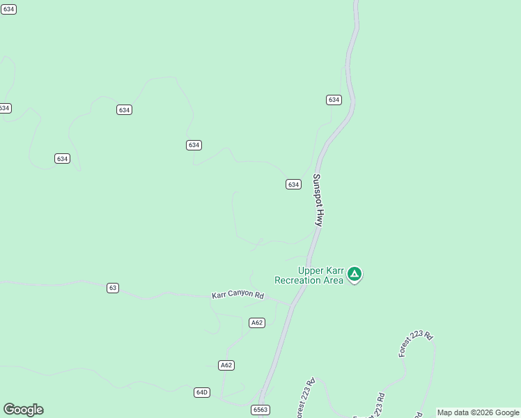 map of restaurants, bars, coffee shops, grocery stores, and more near 53 Autumn Road in Cloudcroft