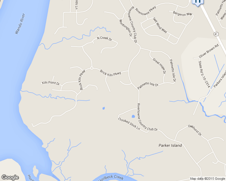 map of restaurants, bars, coffee shops, grocery stores, and more near 2629 Kiln Creek Circle in Mount Pleasant
