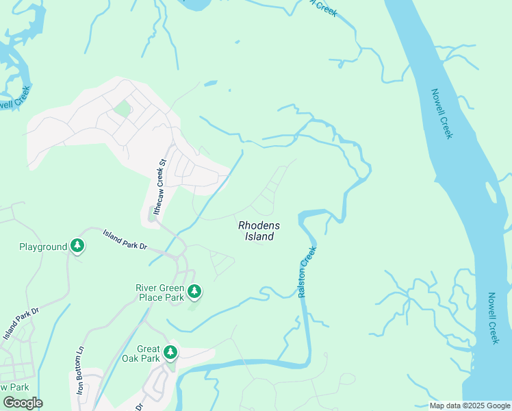 map of restaurants, bars, coffee shops, grocery stores, and more near 586 Wading Place in Charleston
