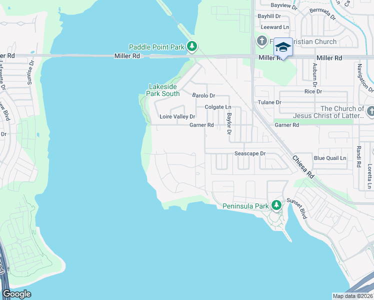 map of restaurants, bars, coffee shops, grocery stores, and more near 6721 Windward View Drive in Rowlett