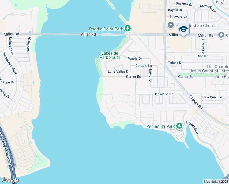 map of restaurants, bars, coffee shops, grocery stores, and more near 6614 Windward View Drive in Rowlett