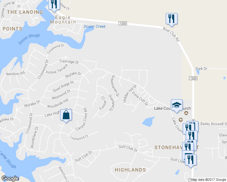 map of restaurants, bars, coffee shops, grocery stores, and more near 8817 Greenhaven Drive in Fort Worth