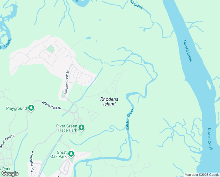 map of restaurants, bars, coffee shops, grocery stores, and more near 586 Wading Place in Charleston