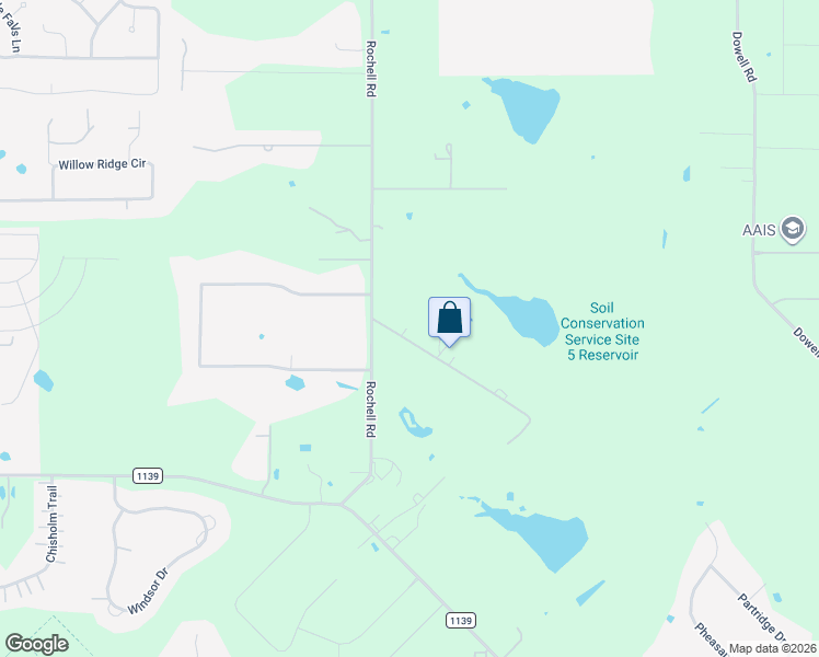 map of restaurants, bars, coffee shops, grocery stores, and more near 2717 Ridgelake Lane in Rockwall