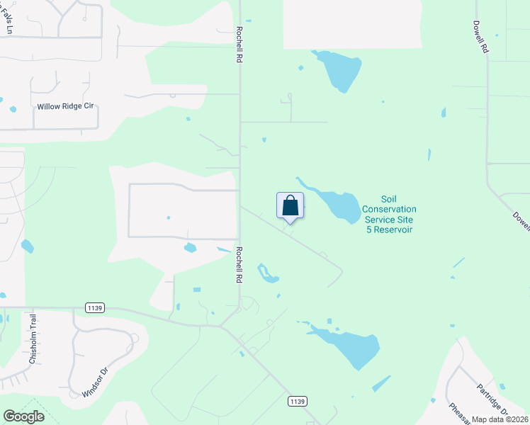 map of restaurants, bars, coffee shops, grocery stores, and more near 2717 Ridgelake Lane in Rockwall