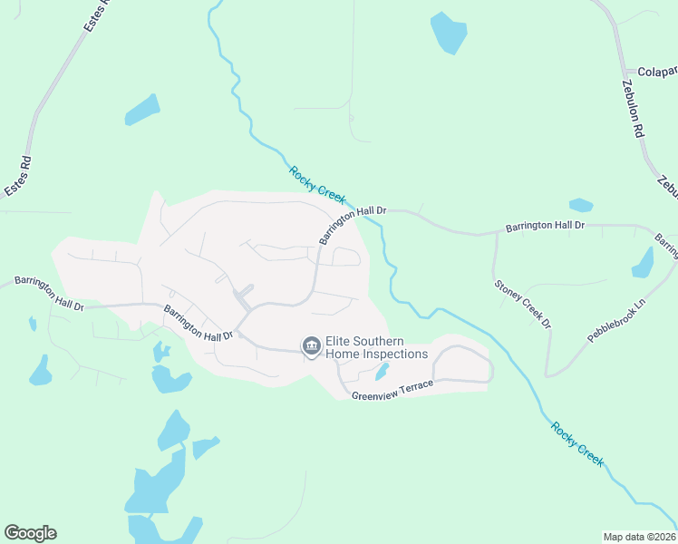 map of restaurants, bars, coffee shops, grocery stores, and more near 220 Hampton Way in Macon